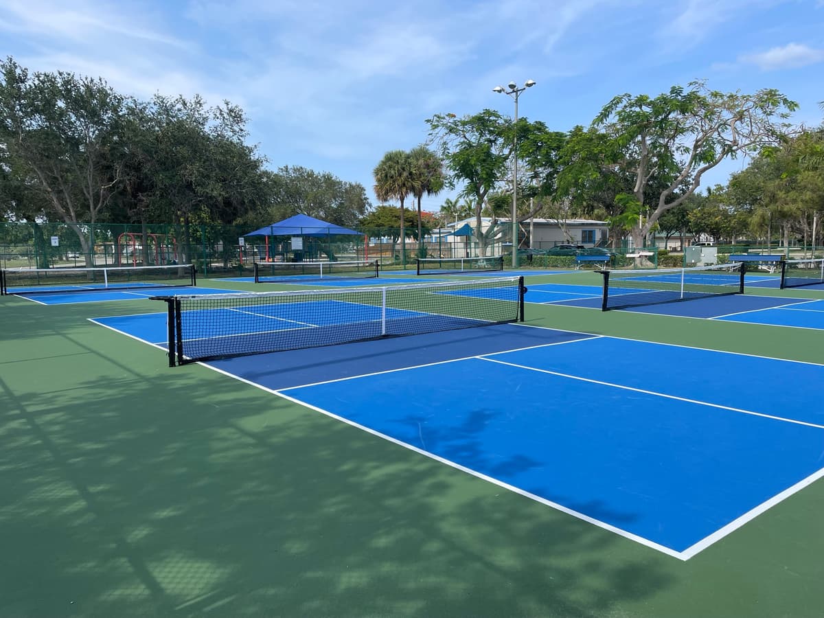 Catherine Strong Splash Park pickleball courts