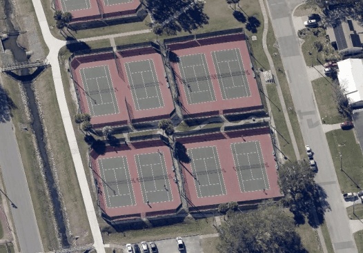 Kissimmee Oak Street Park and Community Center pickleball courts